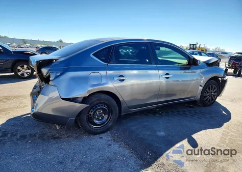 2016 Nissan Sentra S z USA, uszkodzony, nr VIN 3N1AB7APXGY307374